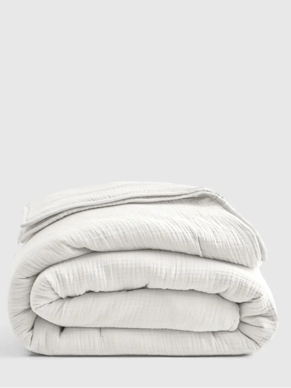 NWT QUINCE Organic Airy Cotton Gauze Dream Quilt White Twin